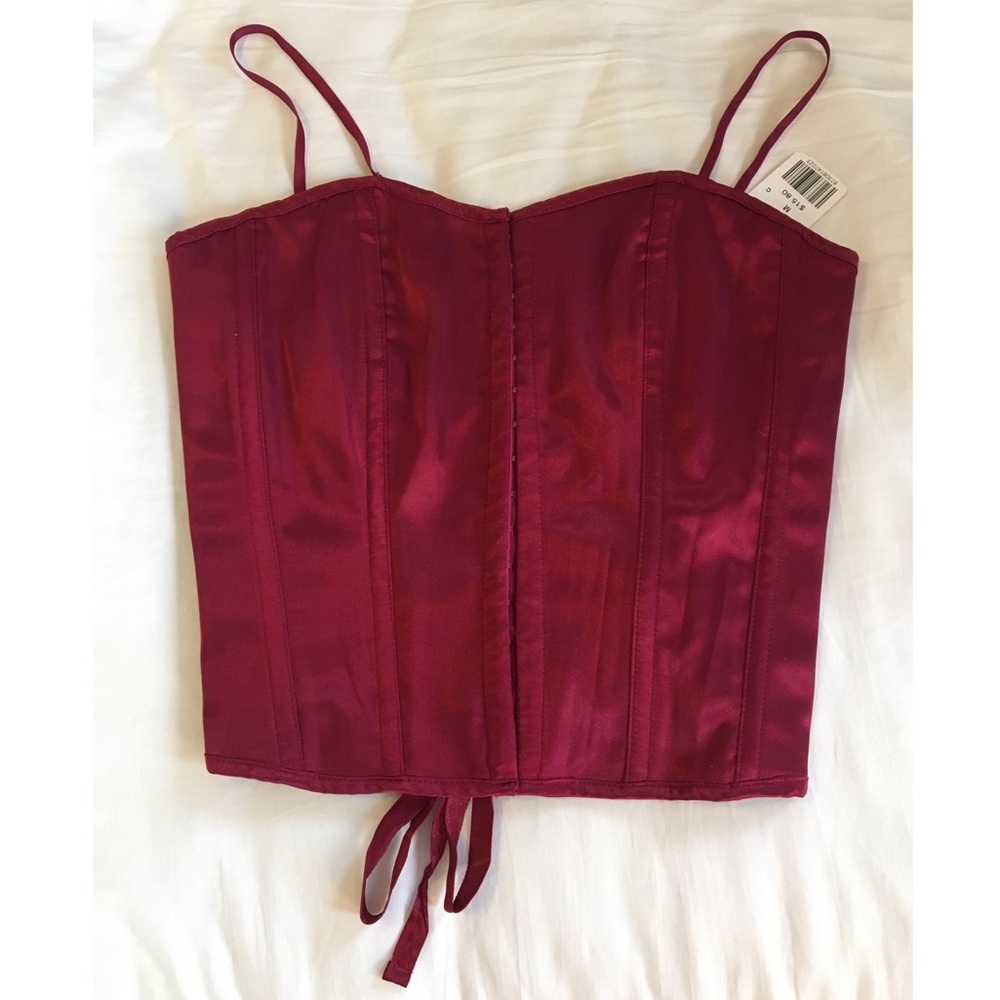 Burgundy Corset